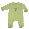 Pyjama Prématuré Vert Broderie Lapin