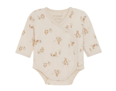 Body bébé prématuré en coton bio Motif Canetons