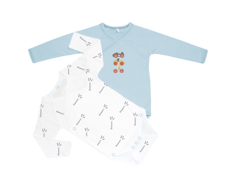 Set de 2 bodies  Prématuré Manches Longues