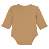 Body prématuré en coton bio - Uni camel
