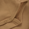 Body prématuré en coton bio - Uni camel