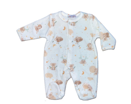 Pyjama Prématuré Velours Koala Dormeur