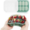 Bac Silicone Haakaa avec Couvercle – 4 ou 8 Compartiments – Congélation & Cuisson – Sans BPA