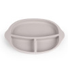 Assiette 3 Compartiments Silicone Haakaa – Écologique et Pratique pour Bébé