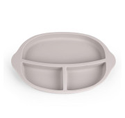 Assiette 3 Compartiments Silicone Haakaa – Écologique et Pratique pour Bébé