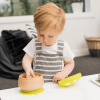 Bol Bébé Bois Haakaa – Avec ventouse & couvercle, fait main