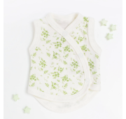Body couveuse prématuré en coton bio – Apple Floral