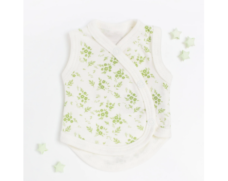 Body couveuse prématuré en coton bio – Apple Floral