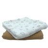 Lot 2 langes animaux en gaze de coton - camel