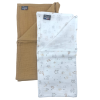 Lot 2 langes animaux en gaze de coton - camel