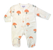 Pyjama prématuré velours – Champignons
