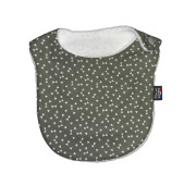 Bavoir nourrisson 0-6 mois en coton éponge OEKO-TEX – Fabrication française - Kaki