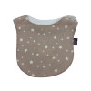 Bavoir nourrisson 0-6 mois en coton éponge OEKO-TEX – Fabrication française - Rose Pale Etoile