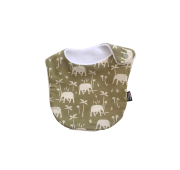 Bavoir nourrisson 0-6 mois en coton éponge OEKO-TEX – Fabrication française - Elephant