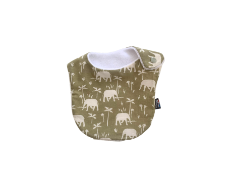 Bavoir nourrisson 0-6 mois en coton éponge OEKO-TEX – Fabrication française - Elephant