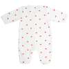 Pyjama velours + lot de 3 langes – Petits Cœurs Rouges