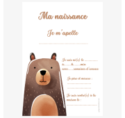 Affiche naissance bébé prématuré – Ma naissance