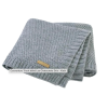 Couverture Tricot bébé - Gris