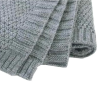 Couverture Tricot bébé - Gris