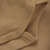 Body prématuré en coton bio pour couveuse – ouverture facile soins néonatalogie – camel
