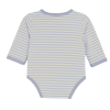 body prématuré coton bio bleu ciel