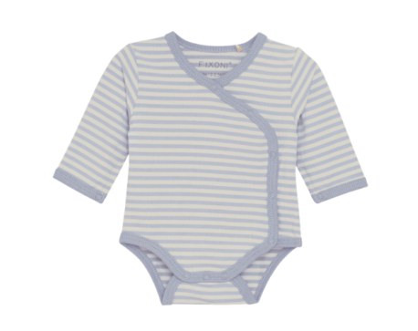 body bébé prématuré couveuse rayé bleu