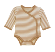 body prématuré coton bio camel