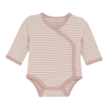 body prématuré coton bio rose