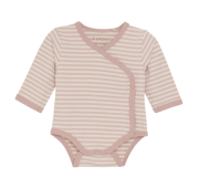 body prématuré coton bio rose