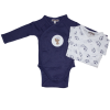 Body croisé bleu marine pour bébé prématuré et nouveau-né 