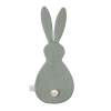 Doudou bébé lapin vert dinosaure